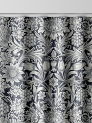 William Morris At Home Indigo Blue Sunflower Made to Measure 100% Cotton Curtains - Image 8 of 9
