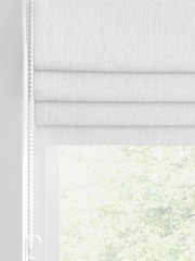 White Chenille Made to Measure Roman Blind - Image 2 of 6