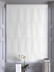 White Chenille Made to Measure Roman Blind - Image 4 of 6