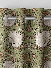 William Morris At Home Nettle Green Pimpernel Made to Measure 100% Cotton Curtains - Image 7 of 9