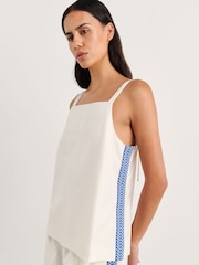 JAG White Canvas Contrast Camisole - Image 3 of 5