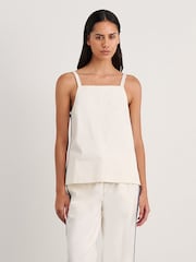JAG White Canvas Contrast Camisole - Image 4 of 5