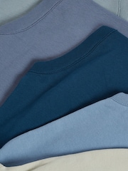 Petrol Blue 5 Pack Plain Baby Bodysuits - Image 13 of 13