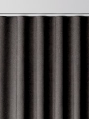 William Morris At Home Iron Grey Lodden Embroidery Made to Measure 100% Cotton Curtains - Image 8 of 9
