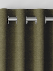 William Morris At Home Sage Green Lodden Embroidery Made to Measure 100% Cotton Curtains - Image 7 of 9