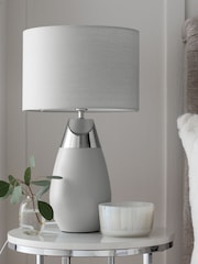 Grey Kit Touch Table Lamp - Image 2 of 8