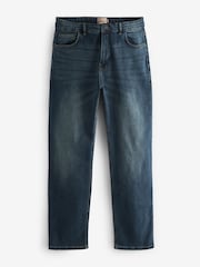 Vintage Dark Blue Straight Vintage Stretch Authentic Jeans - Image 7 of 11