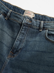 Vintage Dark Blue Straight Vintage Stretch Authentic Jeans - Image 8 of 11