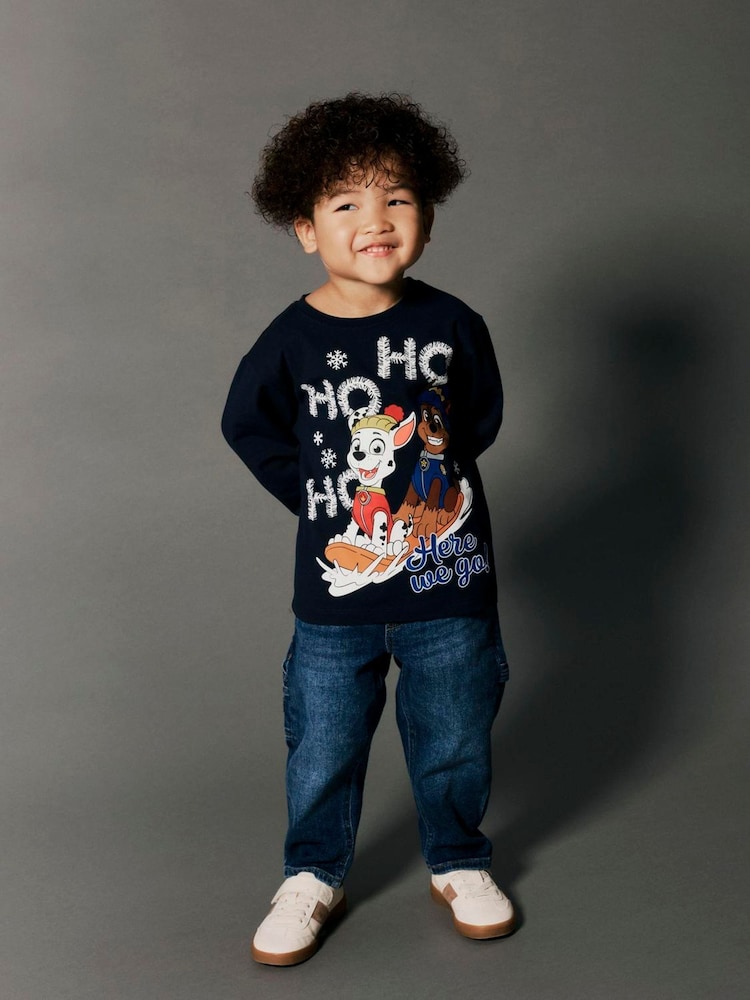 Name It Blue Paw Patrol Christmas Long Sleeve Top - Image 1 of 5 Name It Blue Paw Patrol Christmas Long Sleeve Top - Image 1 of 5