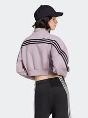 adidas Purple Sportswear Future Icons 3-Stripes Bomber Jacket - Image 3 of 7