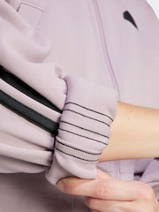 adidas Purple Sportswear Future Icons 3-Stripes Bomber Jacket - Image 6 of 7