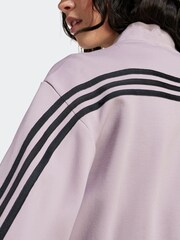 adidas Purple Sportswear Future Icons 3-Stripes Bomber Jacket - Image 7 of 7