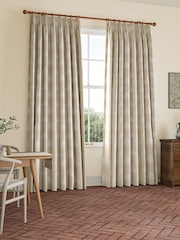 William Morris At Home Cream Marigold Tree Embroidery Made to Measure 100% Cotton Curtains - Image 2 of 8