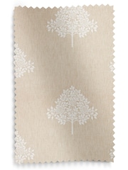 William Morris At Home Cream Marigold Tree Embroidery Made to Measure 100% Cotton Curtains - Image 8 of 8
