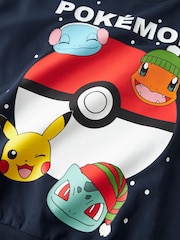Name It Blue Pokemon Christmas Jumper - Image 4 of 4