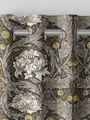 William Morris At Home Iron Grey African Marigold Made to Measure 100% Cotton Curtains - Image 7 of 9