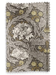 William Morris At Home Iron Grey African Marigold Made to Measure 100% Cotton Curtains - Image 9 of 9