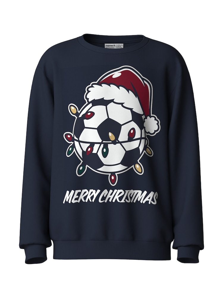 Name It Football Christmas Crew Sweatshirt - 2এর মধ্যে 1 ছবি