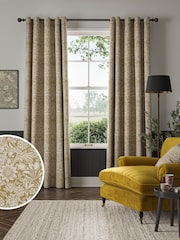 William Morris At Home Ochre Yellow Sunflower Made to Measure 100% Cotton Curtains - Image 1 of 9