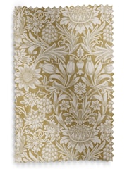 William Morris At Home Ochre Yellow Sunflower Made to Measure 100% Cotton Curtains - Image 9 of 9