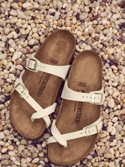 Birkenstock Cream Mayari Nubuck Sandals - Image 2 of 4