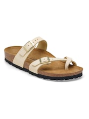 Birkenstock Cream Mayari Nubuck Sandals - Image 4 of 4