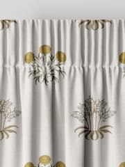William Morris At Home Natural Lily Flower Embroidery Made to Measure Curtains - Image 6 of 9