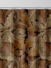 William Morris At Home Natural Acanthus Velvet Made to Measure Curtains - Image 8 of 9