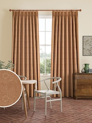 William Morris At Home Orange Marigold Woven Made to Measure Curtains - Image 1 of 9
