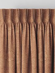 William Morris At Home Orange Marigold Woven Made to Measure Curtains - Image 5 of 9