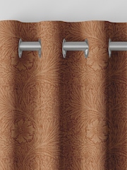 William Morris At Home Orange Marigold Woven Made to Measure Curtains - Image 7 of 9