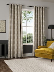William Morris At Home Natural Marigold Tree Embroidery Made to Measure Curtains - Image 2 of 9