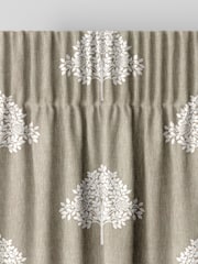 William Morris At Home Natural Marigold Tree Embroidery Made to Measure Curtains - Image 6 of 9