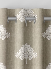 William Morris At Home Natural Marigold Tree Embroidery Made to Measure Curtains - Image 7 of 9