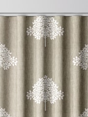 William Morris At Home Natural Marigold Tree Embroidery Made to Measure Curtains - Image 8 of 9