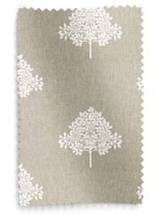 William Morris At Home Natural Marigold Tree Embroidery Made to Measure Curtains - Image 9 of 9