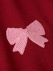 Name It Red Chirstmas Bow Jumper - Image 5 of 5