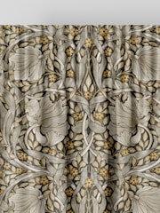 William Morris At Home Flint Grey Pimpernel Velvet Made to Measure Curtains - Image 5 of 9