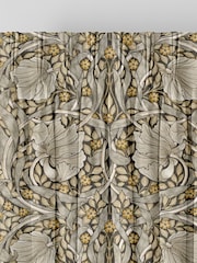 William Morris At Home Flint Grey Pimpernel Velvet Made to Measure Curtains - Image 6 of 9