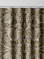 William Morris At Home Flint Grey Pimpernel Velvet Made to Measure Curtains - Image 8 of 9