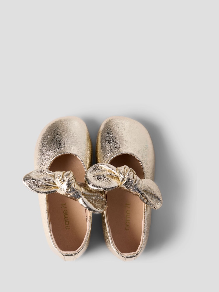 Name It Metallic Ballet Shoes - Image 4 of 4 Name It Metallic Ballet Shoes - Image 4 of 4