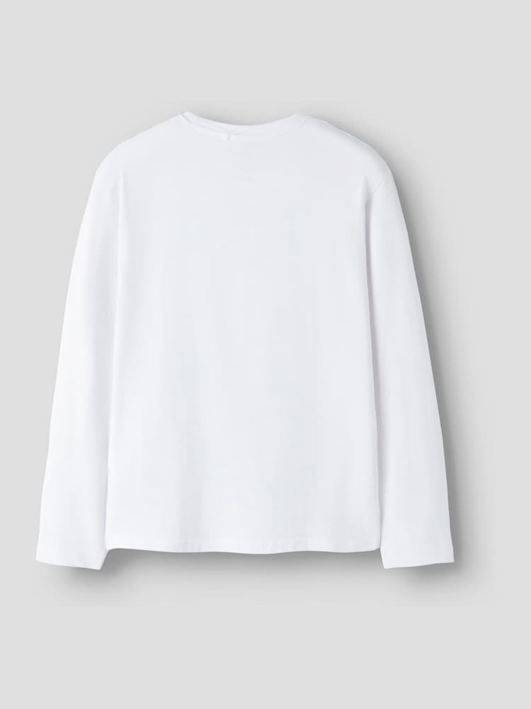 Name It White Disney Stitch Long Sleeve Christmas Top - Image 2 of 2 Name It White Disney Stitch Long Sleeve Christmas Top - Image 2 of 2