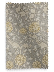 William Morris At Home Grey Wild Tulip Made to Measure Curtains - Image 9 of 9