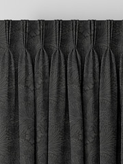 William Morris At Home Charcoal Grey Marigold Velvet Made to Measure Curtains - Image 5 of 9