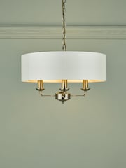 Laura Ashley Brass Sorrento Ceiling Light - Image 1 of 5