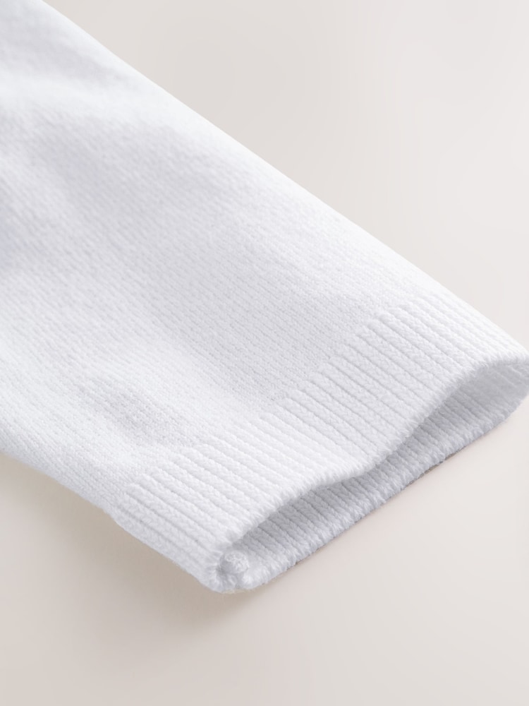 White Cardigan (3mths-10yrs) - Image 8 of 8 White Cardigan (3mths-10yrs) - Image 8 of 8