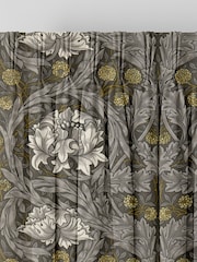 William Morris At Home Iron Grey African Marigold Velvet Made to Measure Curtains - Image 5 of 9