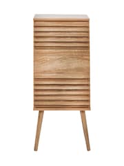 Pacific Natural Eucalyptus Wood 3 Drawer Tall Unit - Image 5 of 8