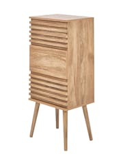 Pacific Natural Eucalyptus Wood 3 Drawer Tall Unit - Image 8 of 8