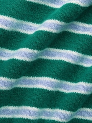 Gap Green & Blue Stripe CashSoft Crew Jumper - Image 4 of 4